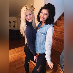 Free People Sparkly Bodysuit size: XS/S Navy